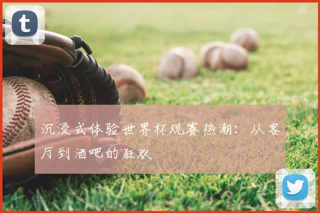 沉浸式体验世界杯观赛热潮：从客厅到酒吧的狂欢